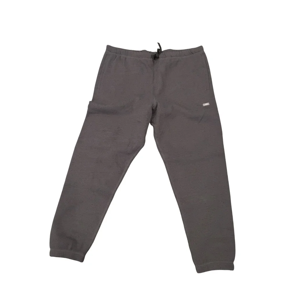 FIGS Men 2XL Charcoal Gray Fleece Jogger Sweatpants Drawstring Scrub Pants XXL